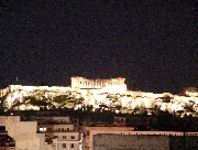 アクロポリスの丘夜景
